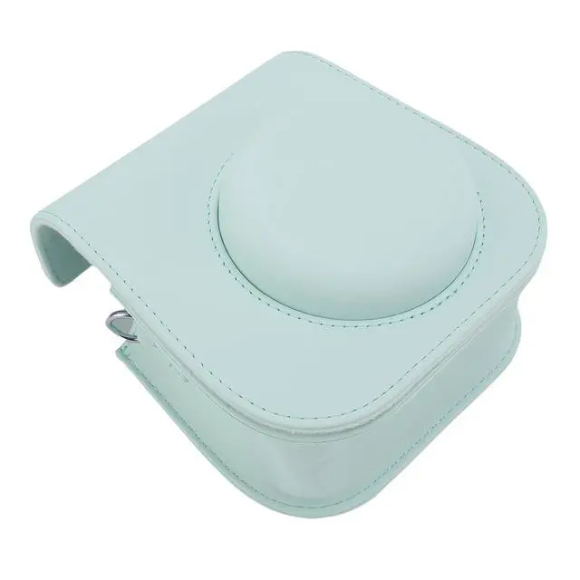 Alt view image 3 of 7 - Light Leather Chamber with a Removable Shoulder Strap for Mini12 Mini11 (Mint Green)