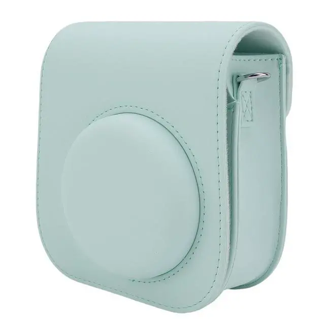 Alt view image 5 of 7 - Light Leather Chamber with a Removable Shoulder Strap for Mini12 Mini11 (Mint Green)