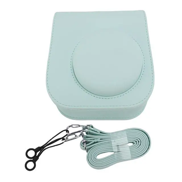 Alt view image 6 of 7 - Light Leather Chamber with a Removable Shoulder Strap for Mini12 Mini11 (Mint Green)