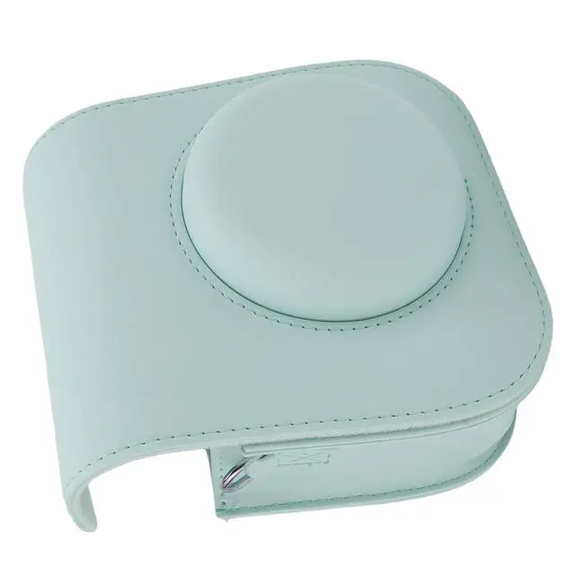 Alt view image 7 of 7 - Light Leather Chamber with a Removable Shoulder Strap for Mini12 Mini11 (Mint Green)