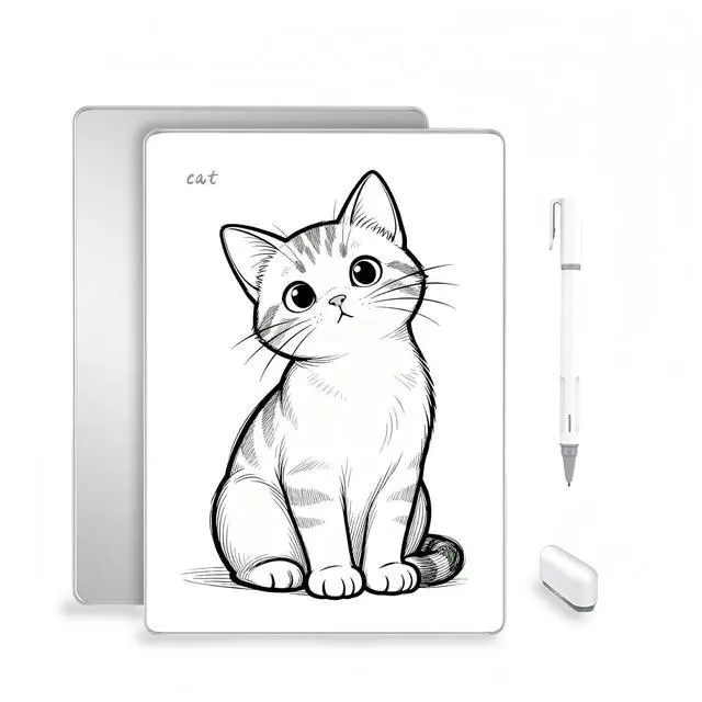 Main image of LCD Writing Pad with Instantly Erase, Basics Reusable Writing Pad, Digital Drawing Tablet, Includes Pen, Eraser, for Student Wokers.