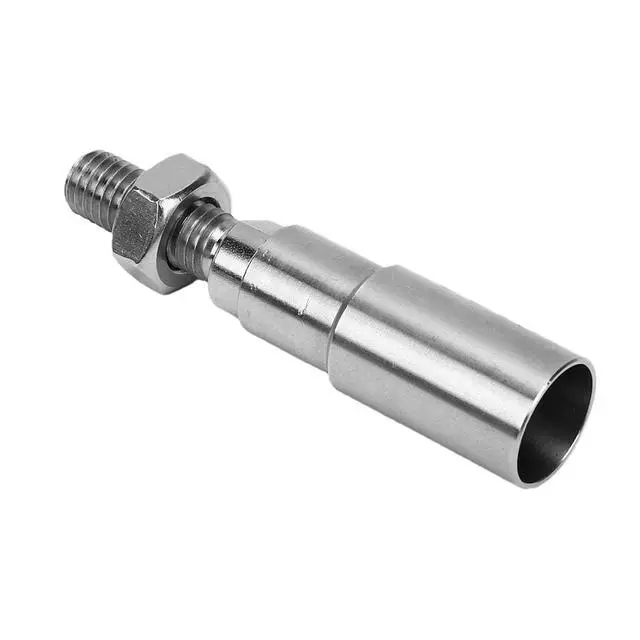 Alt view image 2 of 7 - Pneumatic Decorative Nailer Sleeve 5/8" | Stainless Steel Tack Sleeve for 1170, Spiral Threaded, Adjustable Nailing Depth, 16.2mm Diameter, Easy Installation