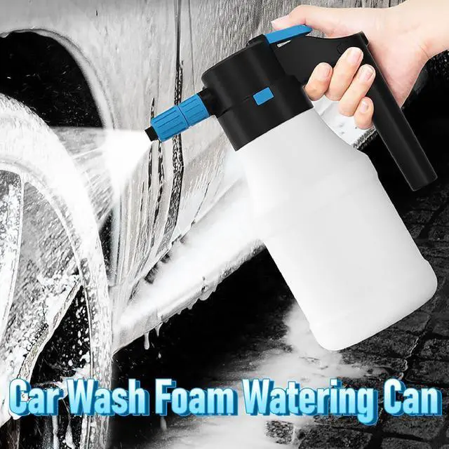 Alt view image 2 of 7 - 1.5L Electric Foam Sprayer, Cordless Car Wash Foam Gun, Garden Sprayer, PP Electric Foam Spray Bottle for Car Washing Garden Watering, Foam Cannon Electric Foam Sprayerfor Hose