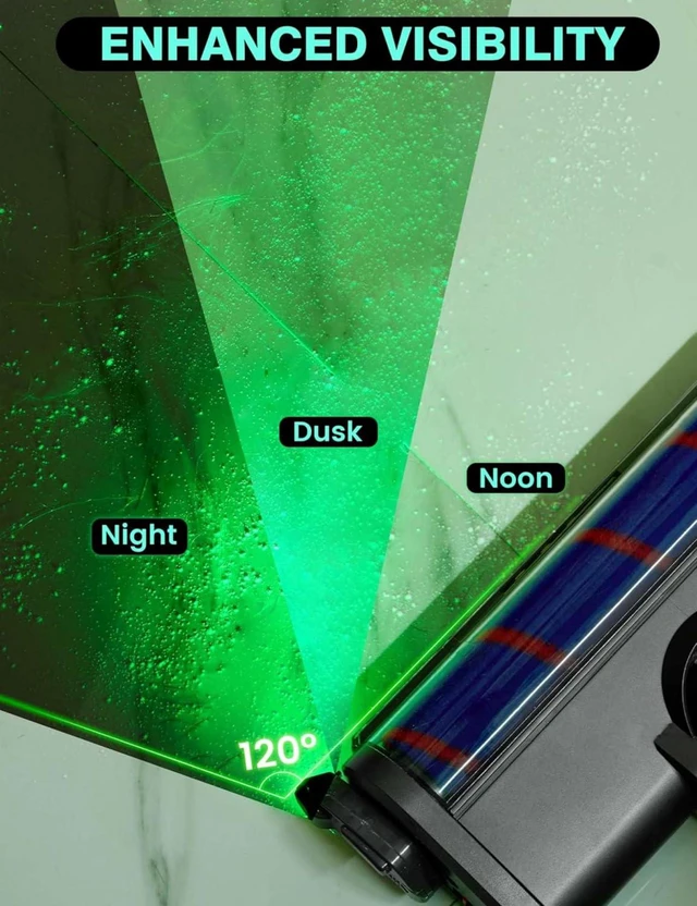 Alt view image 2 of 7 - Vacuum Light for Shark Vacuum Attachments, Vacuum Cleaner Dust Display LED Lamp for, Reveal Microscopic Dust Pet Hair Cat Dog