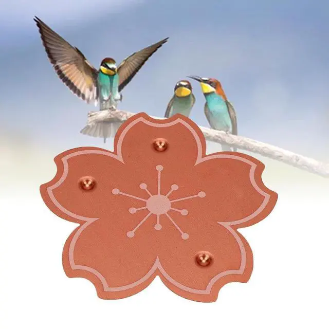 Alt view image 6 of 7 - 2 Pcs Cute Bird Bath Copper Disk, Flower and Seashell Shapes, 0.6mm Reinforced 99.99% Pure Copper Cleaning Disk, Triple Point Support for Physical Safe (C Type)