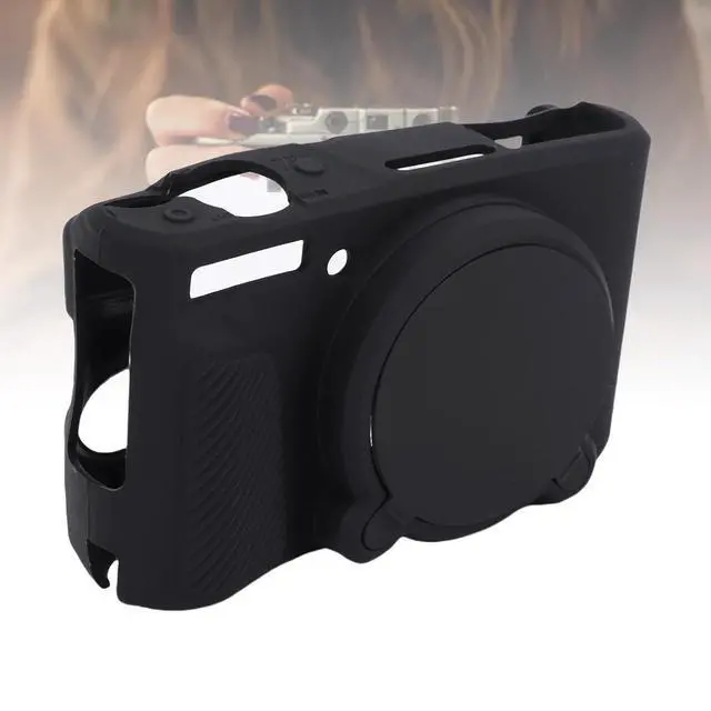 Alt view image 2 of 7 - Silicone Chamber to Sliding Against Sliding Adjustment to the Digital Chamber SX740 SX730 Soft Protective Cover for Outdoor Travelers (Black)