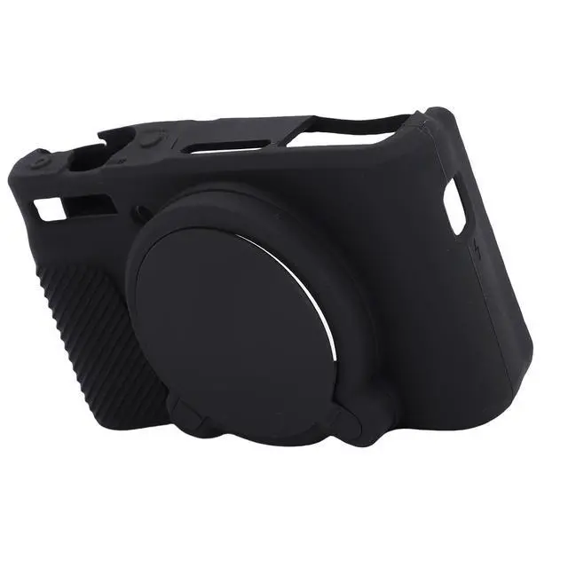 Alt view image 4 of 7 - Silicone Chamber to Sliding Against Sliding Adjustment to the Digital Chamber SX740 SX730 Soft Protective Cover for Outdoor Travelers (Black)