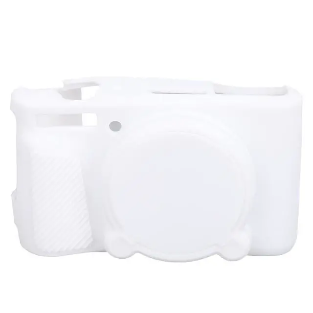 Alt view image 6 of 7 - Silicone Chamber to Sliding Against Sliding Adjustment to the Digital Chamber SX740 SX730 Soft Protective Cover for Outdoor Travelers (White)