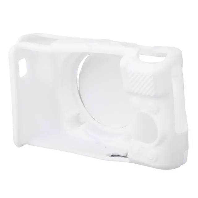 Alt view image 4 of 7 - Silicone Chamber to Sliding Against Sliding Adjustment to the Digital Chamber SX740 SX730 Soft Protective Cover for Outdoor Travelers (White)