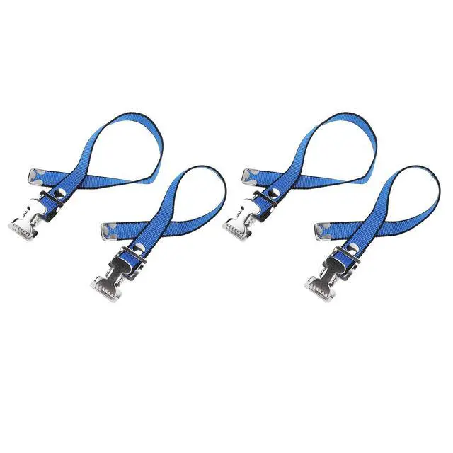 Alt view image 7 of 7 - 4PCS Drywall Stilts Straps, Adjustable Foot Band Kit for Men Women, Durable Nylon Aluminum Alloy Buckle Replacement with Screws Spacers, Quick Install for Painting Decoration and Parade Performance