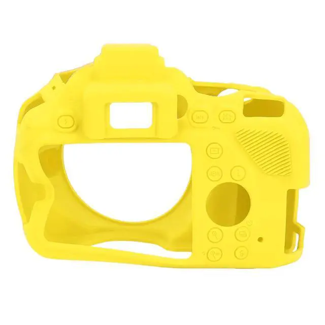 Alt view image 5 of 7 - Silicone Chamber Housing Protector for D3500, Solid Dust Protection Material, Ideal for Daily Photography (Yellow)