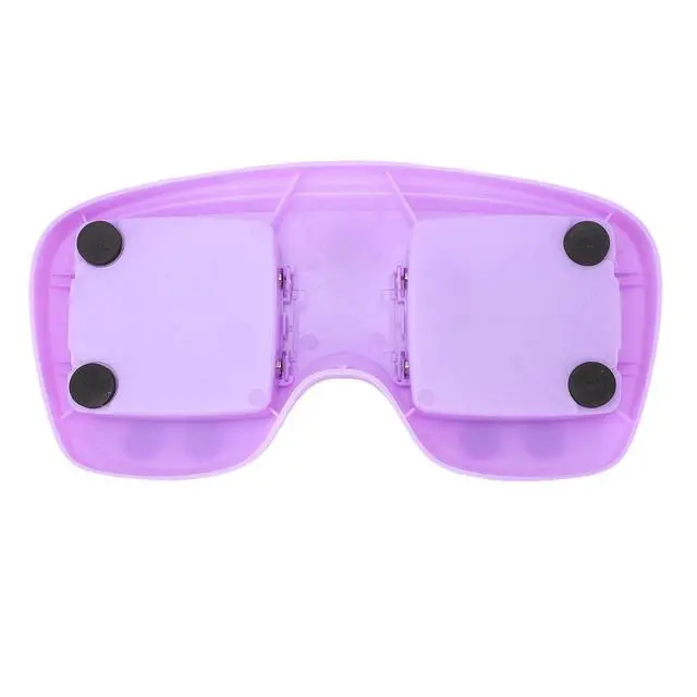Alt view image 7 of 7 - Double Foot Massager Roller | Portable Acupressure Reflexology Tool for Tired Feet, Plantar Fasciitis Relief, Sturdy Plastic for Home Office Travel (Purple)