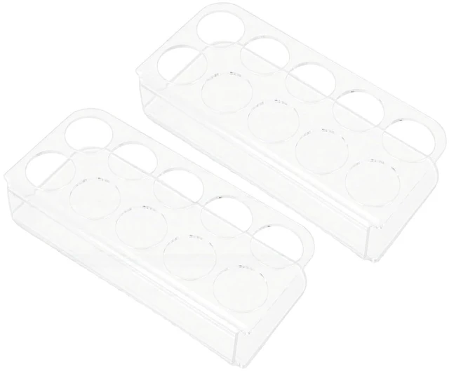 Main image of Peptide Vial Stand Fridge 2 Pack | Acrylic 10 Slot Wall Mounted Storage Rack for Small Vial Holder