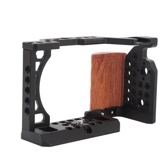Alt view image 3 of 7 - Camera Cage, Aluminum Camera Cage Extension Frame Snug Fit for 6500