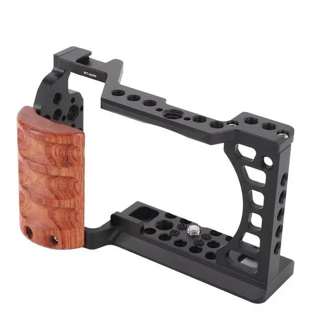 Alt view image 4 of 7 - Camera Cage, Aluminum Camera Cage Extension Frame Snug Fit for 6500