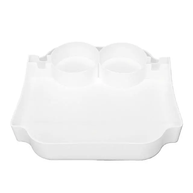 Alt view image 6 of 7 - Half Cover Tray Organizer With Cup Holder | For Bogg Bag Large XL, Sturdy ABS Beach Bag Topper Insert For Phones Snacks