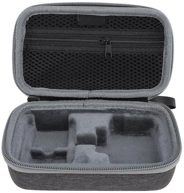 Alt view image 6 of 7 - Action Camera Carrying Case with Hard Shell and Soft Lining - Large Capacity Wearproof Bag for Travel Storage