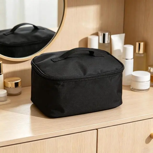 Alt view image 4 of 7 - Nylon Wax Warmer Carry Bag | Protective Storage Case for Digital All in One Waxing Machine with Removable Dividers & Double, 11.81x7.87x5.51in Portable Wax Kit Bag for