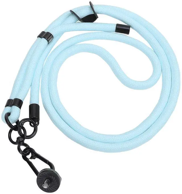 Alt view image 6 of 7 - Action Camera Lanyard for 3/Action 5/ONE X4, Adjustable Arrow Storage Case AntiLost Rope with 1/4" Thread & Cushion Pads (Blue)