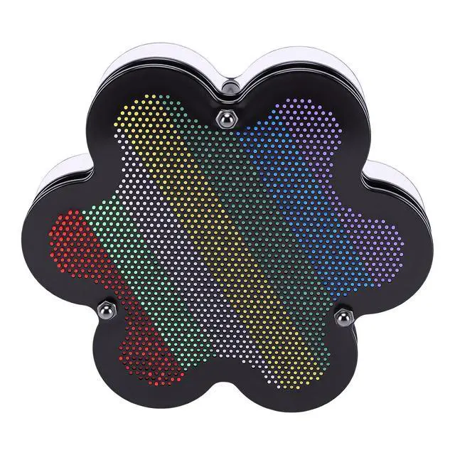 Alt view image 7 of 7 - Colorful Pin Art Palm Board | Flower 3D Interactive Toy for Kids Creative Birthday Gift