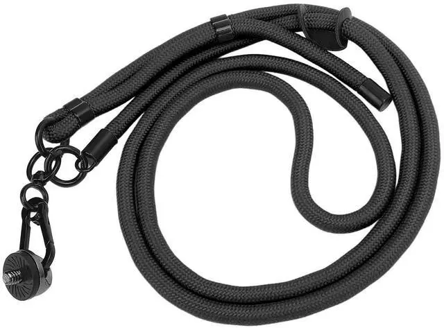 Alt view image 7 of 7 - Action Camera Lanyard for 3/Action 5/ONE X4, Adjustable Arrow Storage Case AntiLost Rope with 1/4" Thread & Cushion Pads (Black)