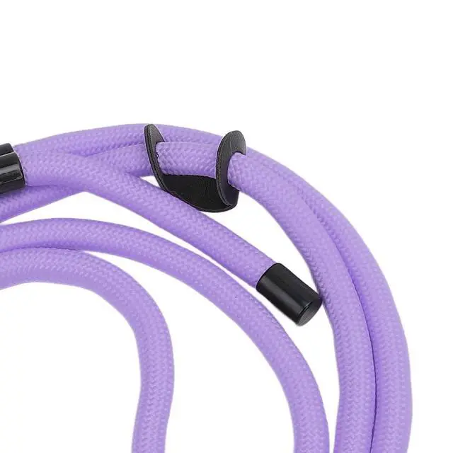 Alt view image 7 of 7 - Action Camera Lanyard for 3/Action 5/ONE X4, Adjustable Arrow Storage Case AntiLost Rope with 1/4" Thread & Cushion Pads (Purple)