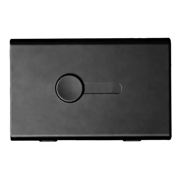 Alt view image 4 of 7 - Matte Black Aluminum Card Case | Slim Spring Push Business Card Holder For Conferences And Networking (Black)