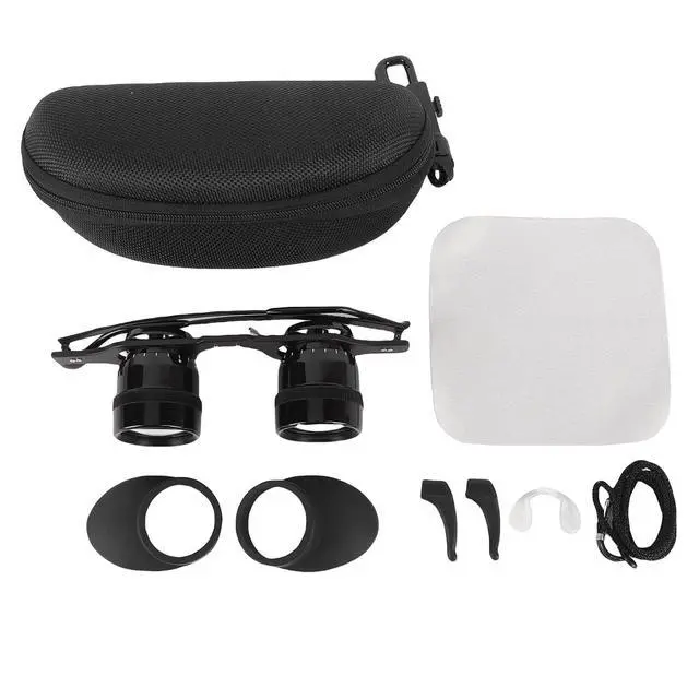 Alt view image 7 of 7 - 10X Binocular Glasses, Portable Fishing Binoculars HD Lens, Professional Multipurpose Folding Eyeglasses for Concerts Theater Opera Bird Watching Sports