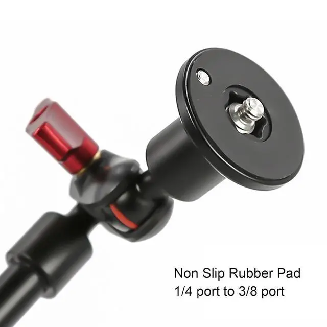 Alt view image 5 of 7 - Upgraded 31in Adjustable Articulating Friction Magic Arm with 1/4in 3/8in Thread & Super Clamp, Camera Mount 360 Degree Rotation for LED Light Microphone Video Rig (31 Inch)