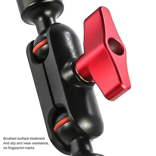 Alt view image 6 of 7 - Upgraded 31in Adjustable Articulating Friction Magic Arm with 1/4in 3/8in Thread & Super Clamp, Camera Mount 360 Degree Rotation for LED Light Microphone Video Rig (31 Inch)