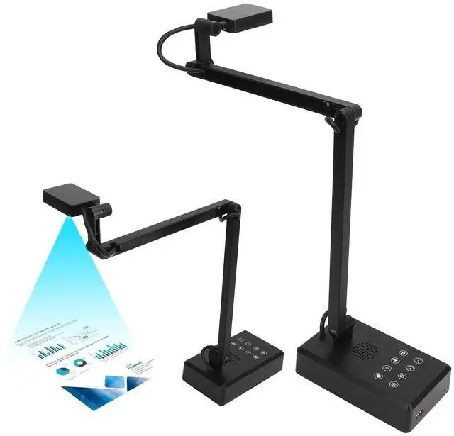 Main image of 4K 16MP Ultra Document Camera & Webcam, USB Overhead Projector CMOS Image Sensor Adjustable Angle for Live Demo, Remote Teaching for OS X for for OBS for Android