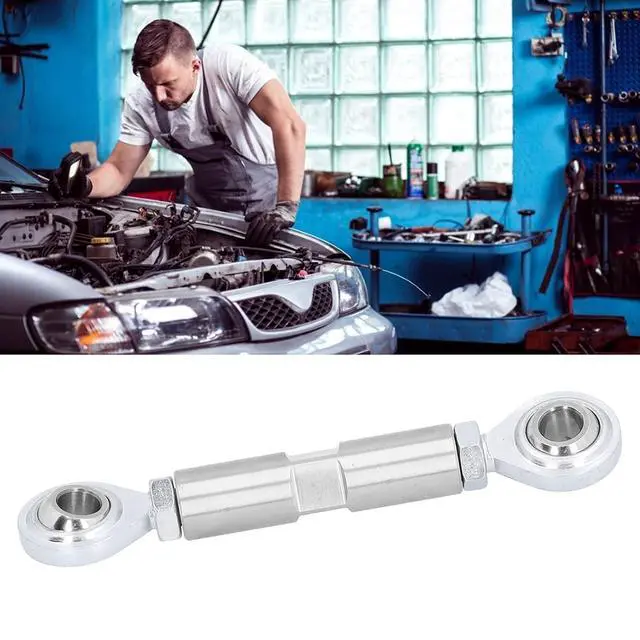 Alt view image 7 of 7 - 2-1/2in Adjustable Tension Rod Strong Practicality, Stainless Steel Tensioning Rod Joint, Alternator Bracket Kit for SBC 350 454 Engine