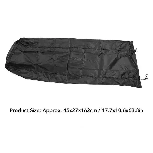 Alt view image 3 of 7 - Standing Garment Steam Iron Cover, Universal Fit for Single Double Pole Steamers, Water Polyester Dust Protection Storage Bag, 45x27x162cm