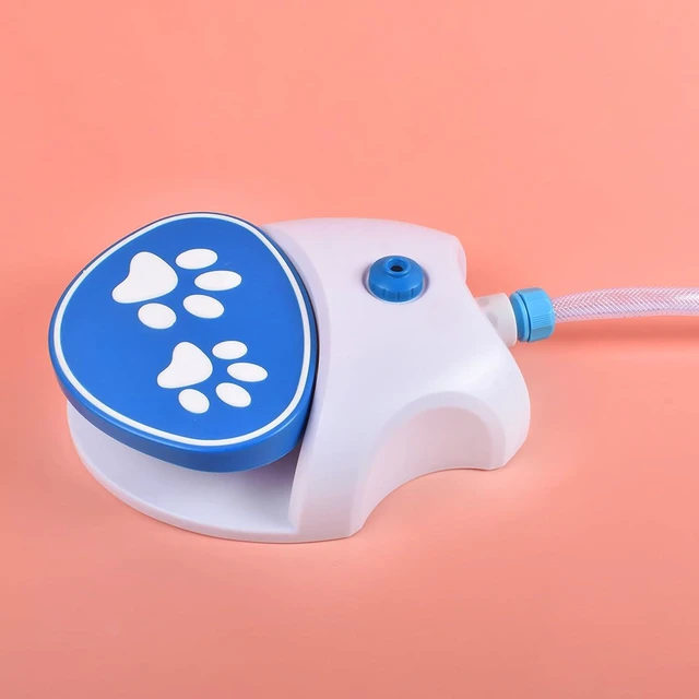 Alt view image 5 of 7 - Dog Water Fountain Outdoor Drinking Water Toy, Activated Water Fountain with Hose, Dog Sprinkler Step On, Fun Dog Toys, Outdoor Dog Drinking Water