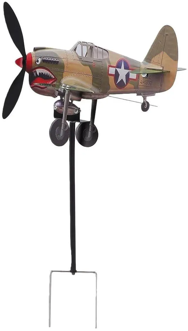 Main image of Weather Proof Wind Sculpture | 3D Garden Windmill Metal Bracket for Outdoor Yard, Kinetic Art Lawn Spinner Smooth Rotation Easy Assembly