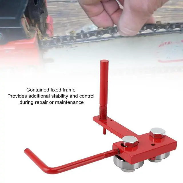 Alt view image 3 of 7 - Chainsaw Bar Rail Tightening Repair Tool - Cast Iron Aluminum Bar Rail Closing Tool Adjustable fit Different Bars, Chainsaw Bar Rail Closing Adjuster Tool
