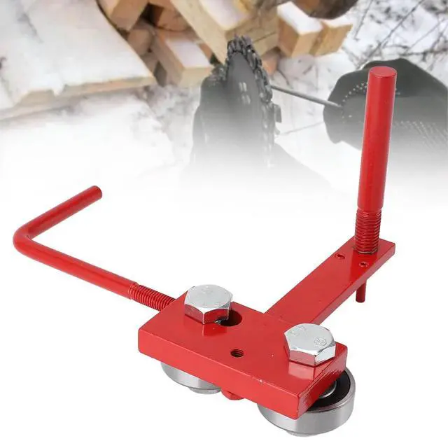 Alt view image 5 of 7 - Chainsaw Bar Rail Tightening Repair Tool - Cast Iron Aluminum Bar Rail Closing Tool Adjustable fit Different Bars, Chainsaw Bar Rail Closing Adjuster Tool