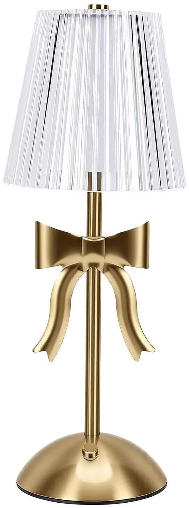 Main image of Rechargeable Bow Knot Table Lamp | Vintage Nightstand Light with Soft Warm EyeProtecting Glow for Bedroom Living Room Decor