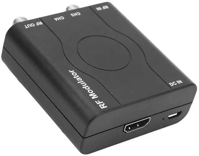 Alt view image 5 of 7 - HDMI RF Modulator Adapter, RF Modulator HDMI Coaxial Converter, Support NTSC Format Output, 1080P PLL Control VHF Working Frequency