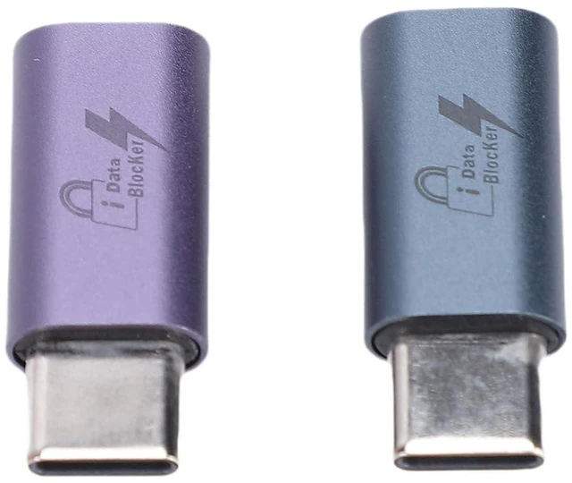 Alt view image 7 of 7 - 2PCS USB C to C Data Blocker, Anti Juice Jacking Refuse Hacking USB Data Blocker Only for Safe Charging, High Charging Efficiency