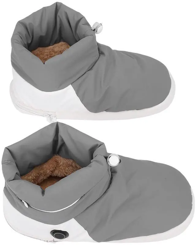 Main image of Electric Heated Shoes | Windproof Nylon Boots with 5 Heat Settings & Antislip Sole for Indoor Outdoor Use