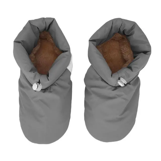 Alt view image 3 of 7 - Electric Heated Shoes | Windproof Nylon Boots with 5 Heat Settings & Antislip Sole for Indoor Outdoor Use
