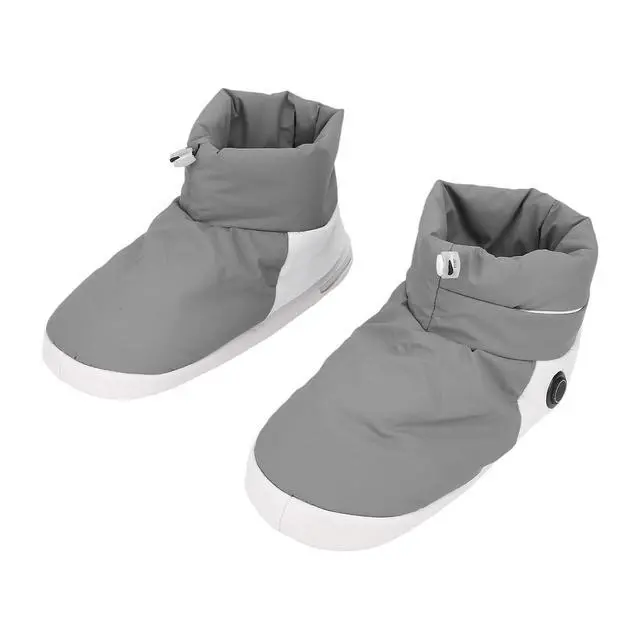 Alt view image 4 of 7 - Electric Heated Shoes | Windproof Nylon Boots with 5 Heat Settings & Antislip Sole for Indoor Outdoor Use