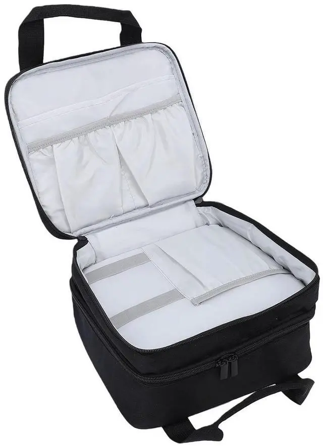 Alt view image 2 of 7 - Selphy CP1500 CP1300 CP1200 Printer Case | Padded Protective Bag with Storage Pockets for Adapter Paper Ink