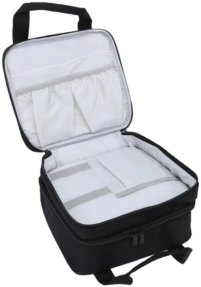 Alt view image 3 of 7 - Selphy CP1500 CP1300 CP1200 Printer Case | Padded Protective Bag with Storage Pockets for Adapter Paper Ink