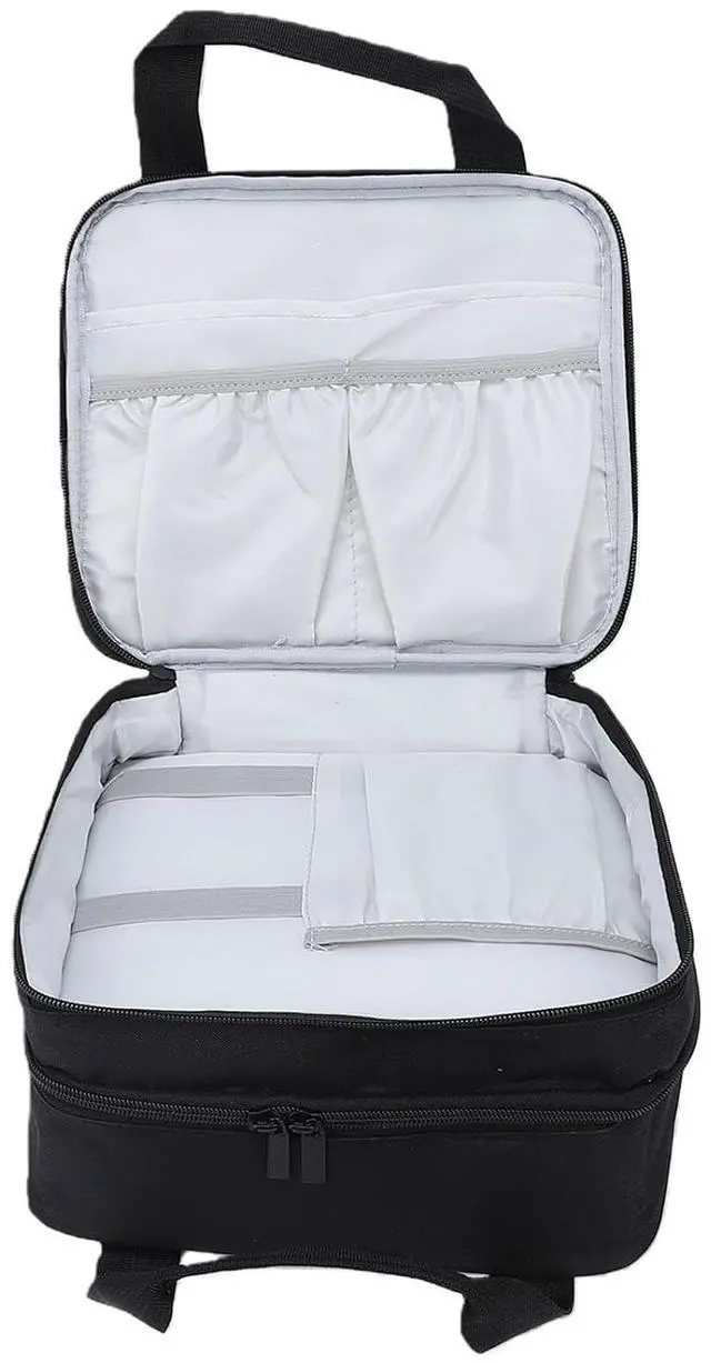 Alt view image 5 of 7 - Selphy CP1500 CP1300 CP1200 Printer Case | Padded Protective Bag with Storage Pockets for Adapter Paper Ink