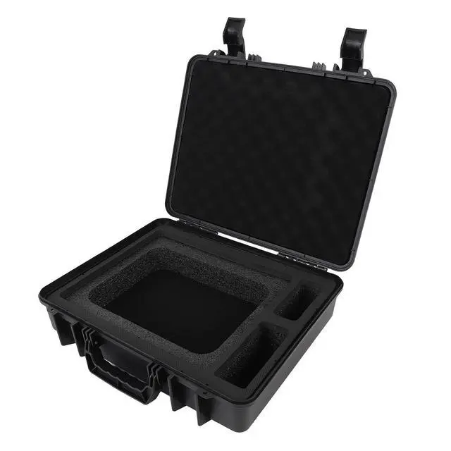 Alt view image 3 of 7 - Satellite Carry Case - with EVA Foam Interior, Satellite Dish Storage for Outdoor Travel, 40.1x34x10cm