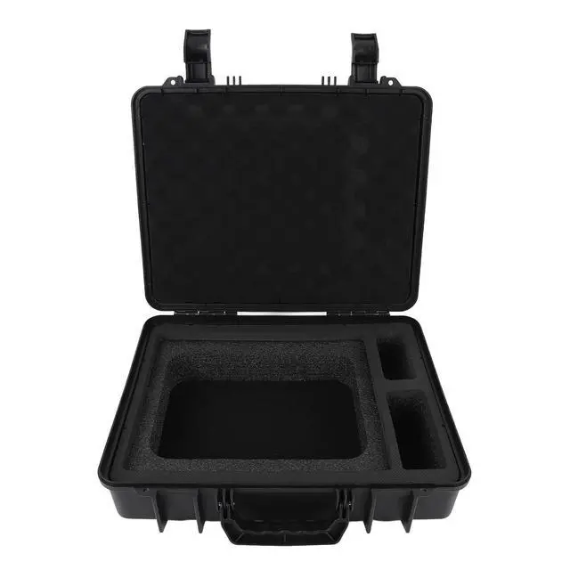Alt view image 5 of 7 - Satellite Carry Case - with EVA Foam Interior, Satellite Dish Storage for Outdoor Travel, 40.1x34x10cm