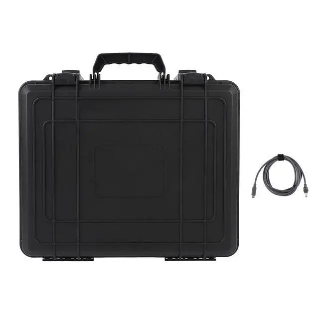 Alt view image 6 of 7 - Satellite Carry Case - with EVA Foam Interior, Satellite Dish Storage for Outdoor Travel, 40.1x34x10cm