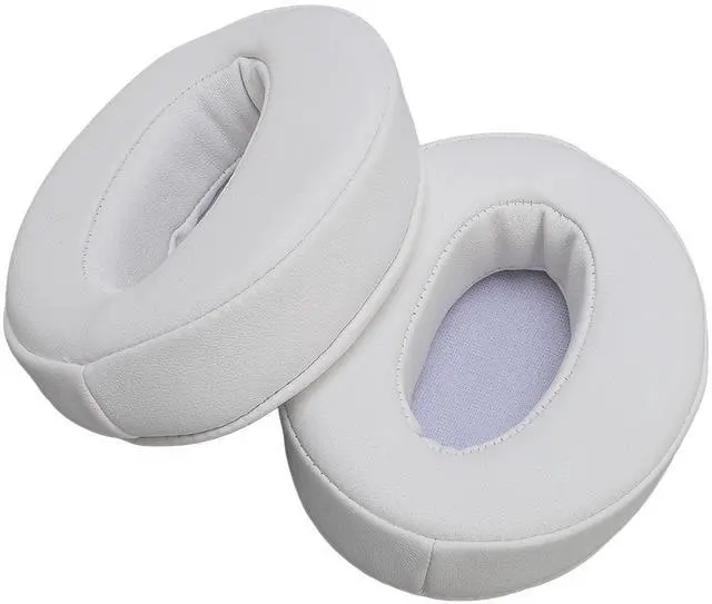 Alt view image 6 of 7 - Replacement Earpads for HD 4.50BT NC, 2 Pack Premium Protein Leather Ear Cushions with Memory Foam, Noise Isolation Replacement Ear Pads for HD 4.40BT / HD 458BT (White)